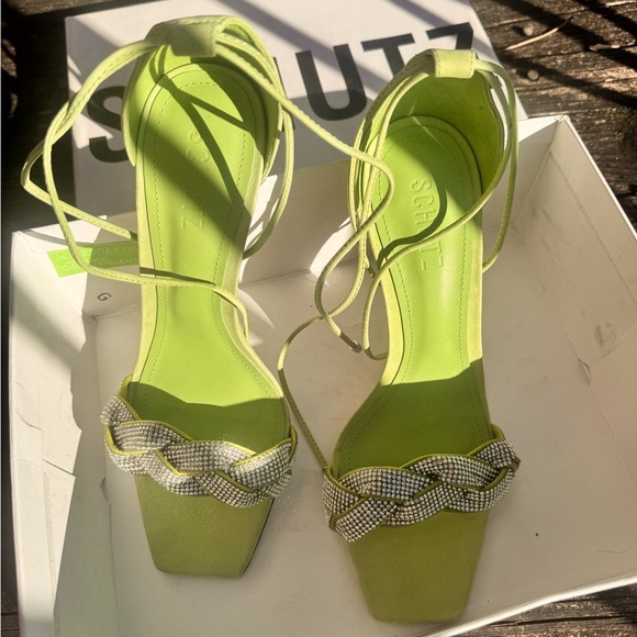 SCHUTZ Alissa Heel Sandals Sz 9,5 - Picture 3 of 16